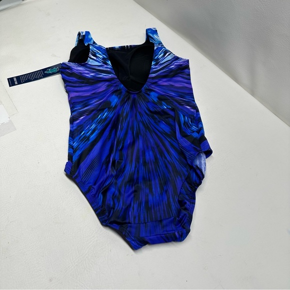 LONGITUDE Blue and Purple Women's Swimsuit SIZE 14 NWT - Picture 4 of 11